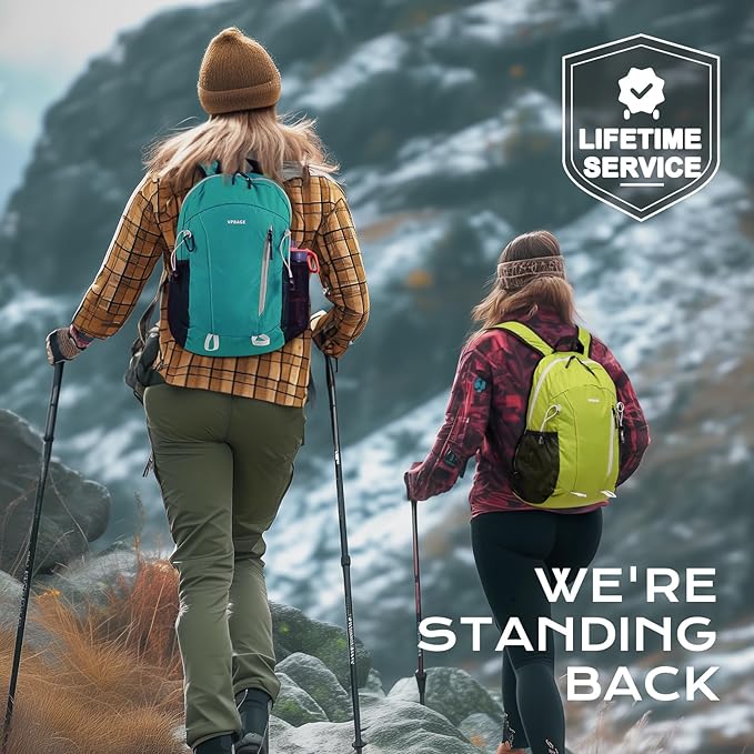 VPBAGE 15L Water-resistant Hiking Daypack, Small Backpack Travel Outdoor - Image 6