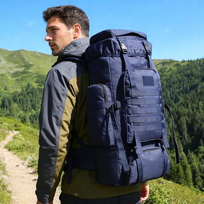 Hiking Backpack for Men 70L/100L Camping Backpack Military Rucksack Molle 3 - Image 8