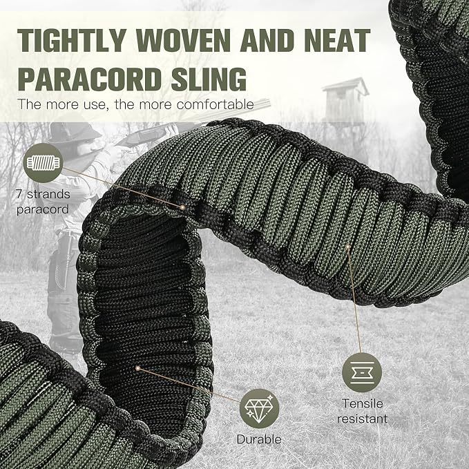 VVAAGG Two-Point Paracord Rifle Sling - Image 5