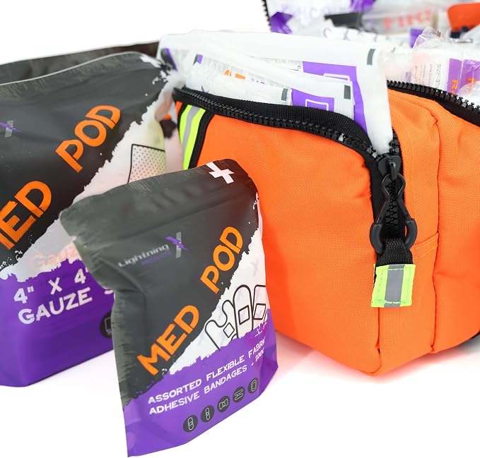 Lightning X Value Compact Medic First Responder EMS/EMT Stocked Trauma Bag - Image 3
