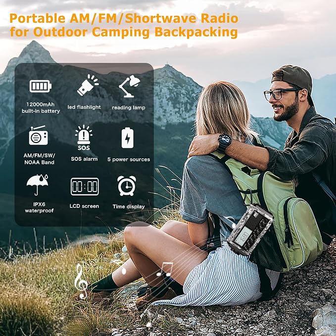 Eoxsmile Emergency Radio 12000mAh - Image 7