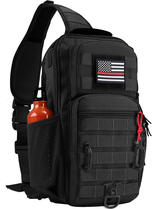 Rover Sling Pack Tactical Shoulder Sling Bag Backpack by HannibalTactical