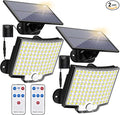 Solar Lights Outdoor, 106 LED 3000LM Solar Powered Motion Sensor Flood Lights by KKERNOWO