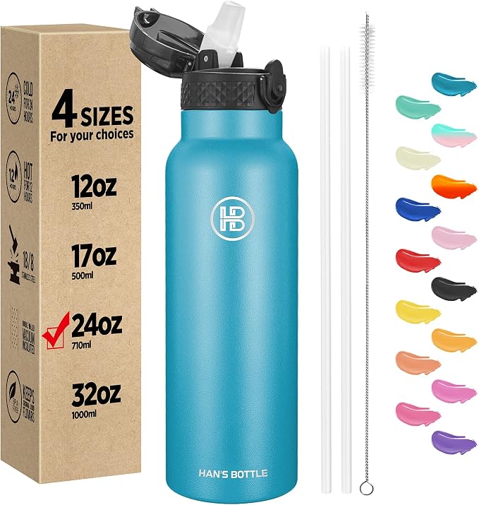 Han's Bottle Sports Water Bottle - 24 Oz by han%27s+bottle