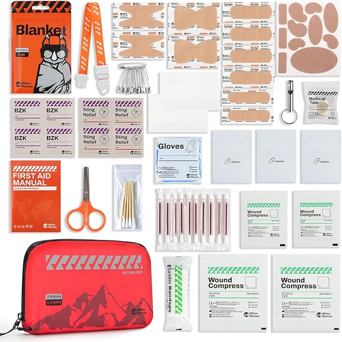 RHINO RESCUE Small First Aid Kit Ultralight Water-Resistent Medical Kit - Image 3
