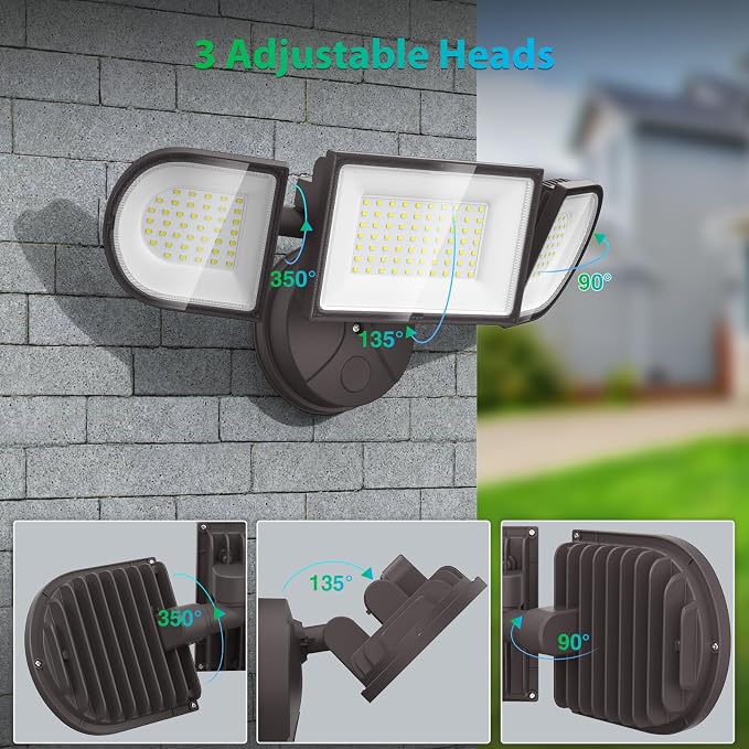 iMaihom 140W Flood Lights Outdoor, 14000LM Ultra Bright LED Flood Light Outdoor - Image 5