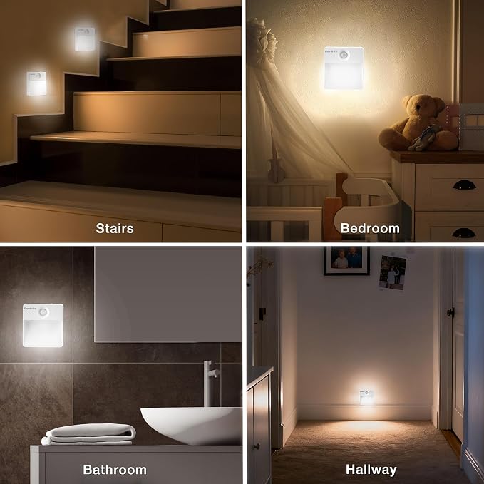 EverBrite Rechargeable Square Motion Sensor LED Night Light, Motion Activated - Image 8