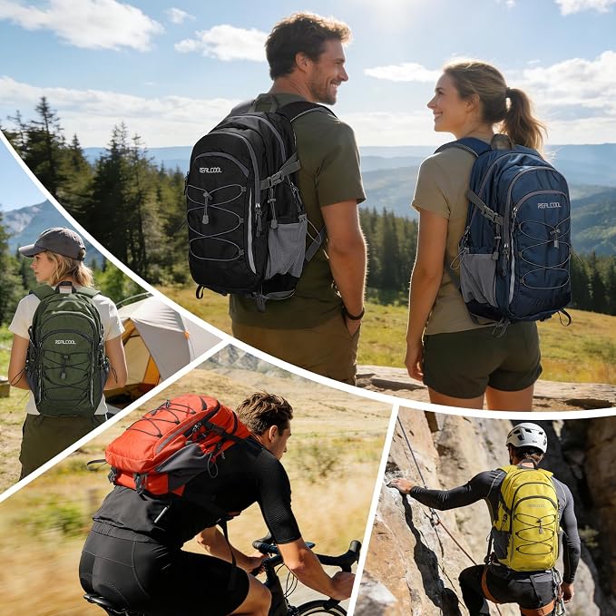 RealCool Hiking Backpack for Men Women, 30L Lightweight Waterproof Travel - Image 7