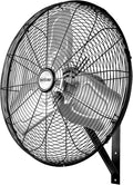 Hurricane Pro Commercial Grade Oscillating Metal Wall Mount Fan w/ 3 Speeds by Hurricane