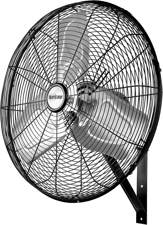 Hurricane 30" Pro Commercial Grade Oscillating Wall Mount Fan, or Workshop by Hurricane