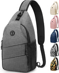Pritent Crossbody Bags for Women Men Trendy Sling Bag Backpack Casual Chest Bag by Pritent
