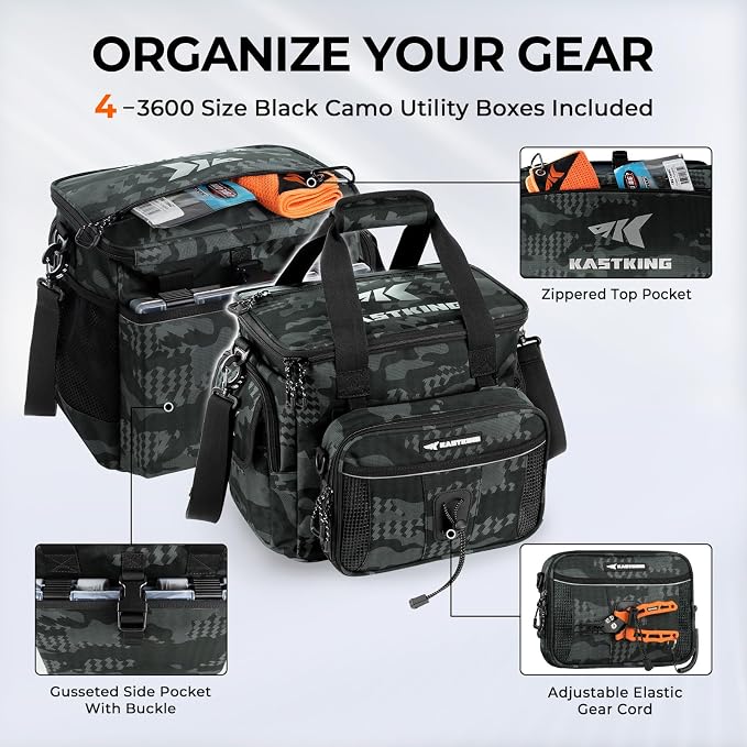 KastKing BaitSpace Fishing Tackle Bag - Image 5