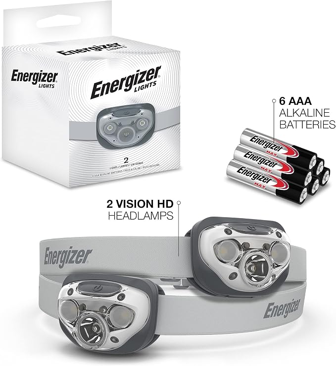 Energizer LED Headlamp PRO, IPX4 Water Resistant Headlamps, High-Performance - Image 7