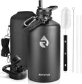 RAYMYLO One Gallon Water Bottle Insulated, Triple Walled Vacuum Stainless Steel by RAYMYLO