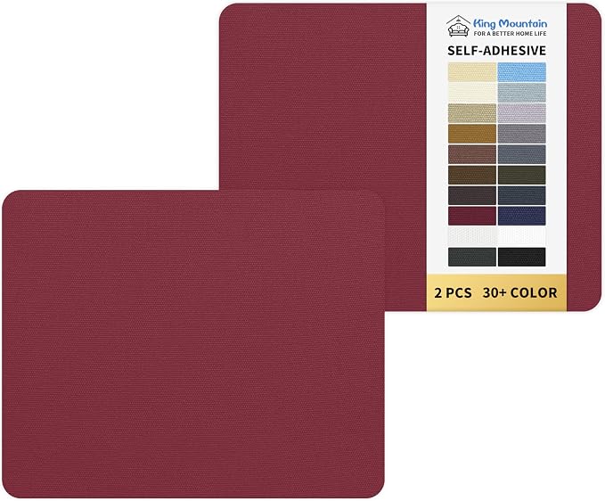 KING MOUNTAIN Canvas Repair Patch 9 x11 Inch 2 Pcs Self-Adhesive Waterproof by ForABetterHomeLife