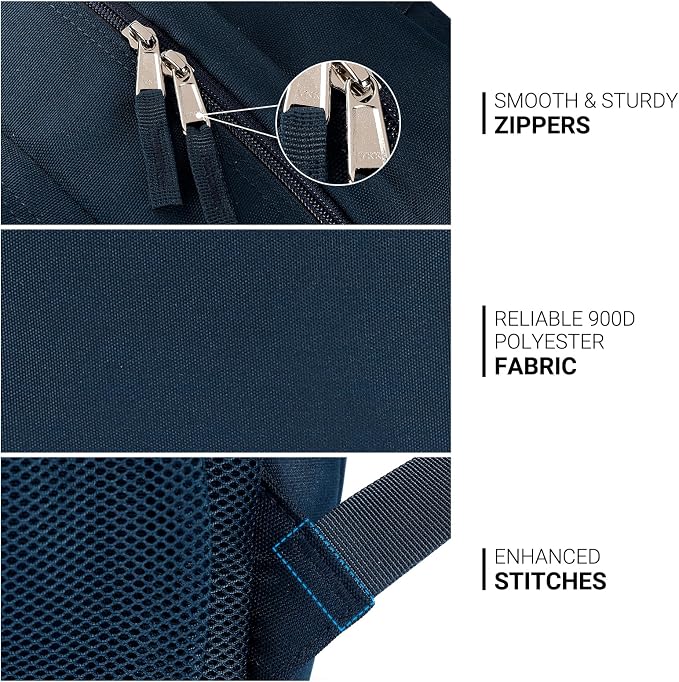 ZORFIN 36L Backpack for College, and Travel: Water Resistant Bookbag - Image 7