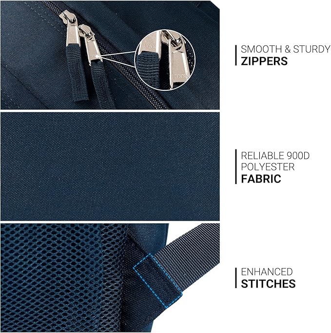 ZORFIN 26L Backpack for College, and Travel: Water Resistant Bookbag - Image 6