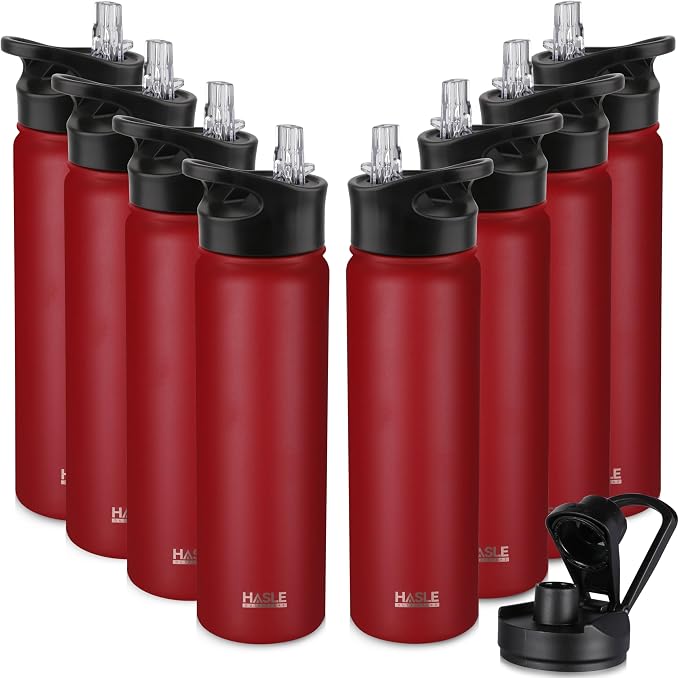 HASLE OUTFITTERS Insulated Water Bottle 22 oz Double Wall Stainless Steel Water by HASLEOUTFITTERS