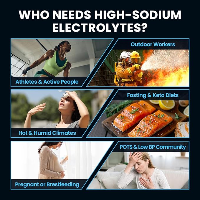 Venture Pal High Sodium Electrolyte Powder Packets | Sugar Free Hydration Drink - Image 5