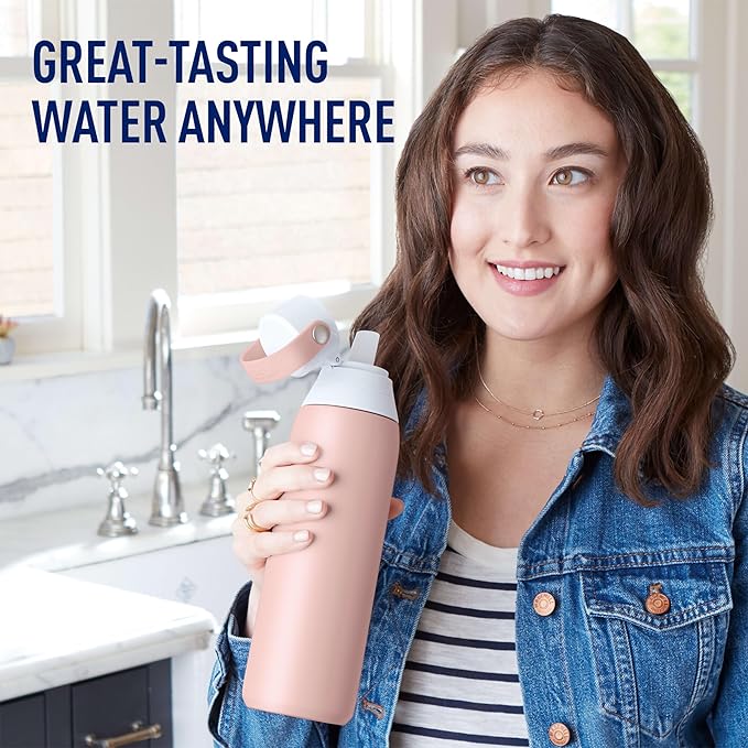 Brita Stainless Steel Premium Filtering Water Bottle, Replaces 300 Plastic - Image 5