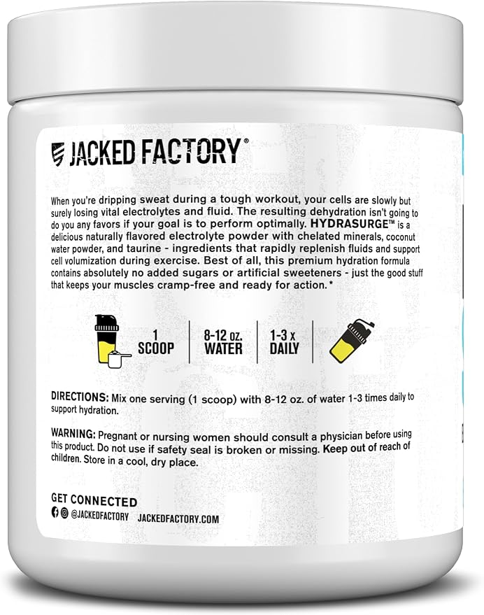 Jacked Factory HYDRASURGE Electrolyte Powder - Image 7