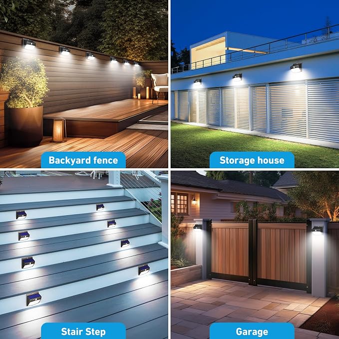Peasur 1 Pack Solar Motion Lights Outdoor, Solar Security Light - Image 7