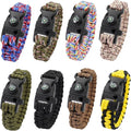 8 Pack Emergency Survival Bracelet by Unknown