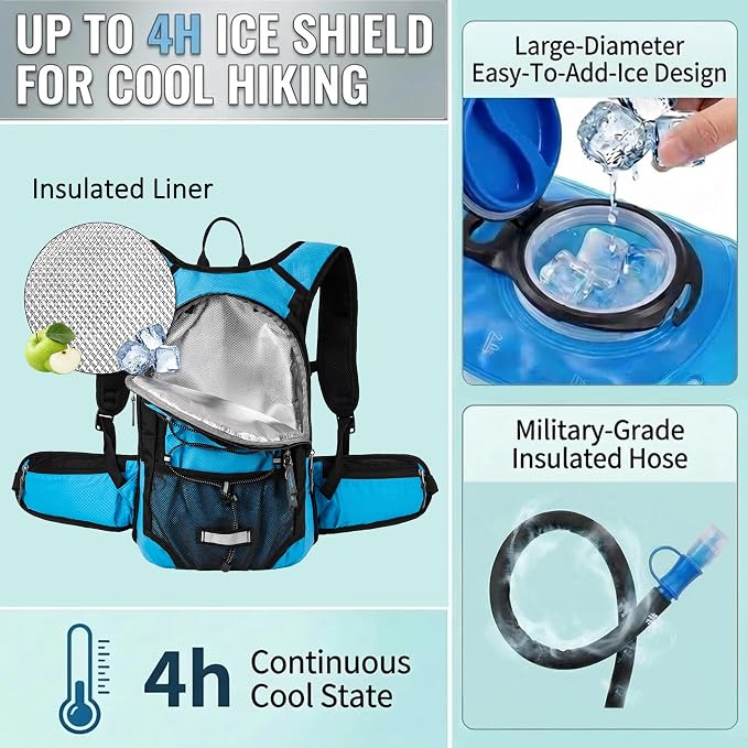 Miracol Hiking Hydration Backpack - Image 6