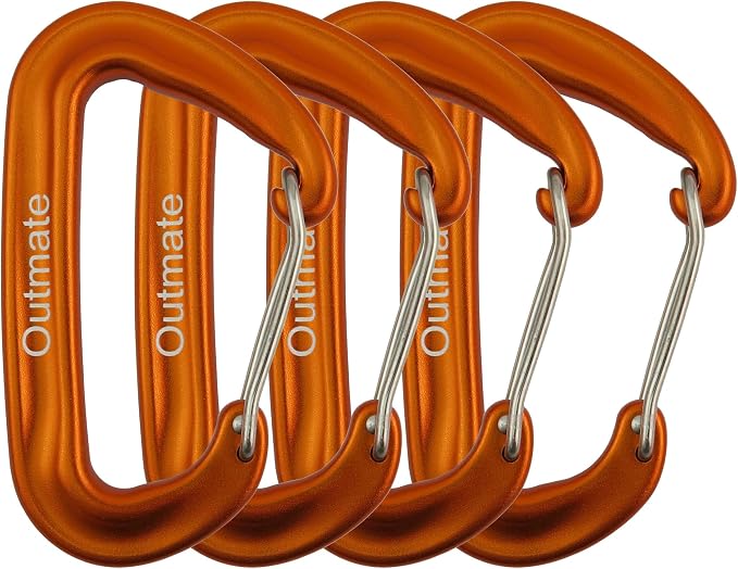 12kN 3.2"x2" Heavy-Duty Carabiner Clips by Outmate