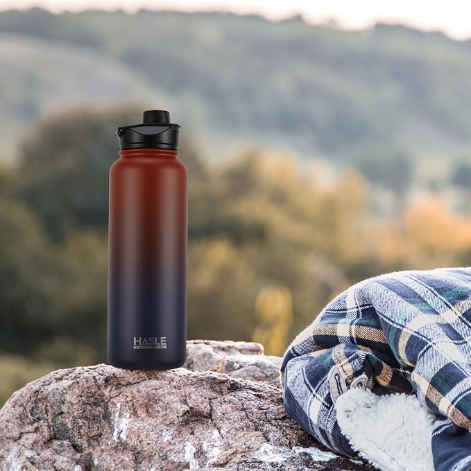 HASLE OUTFITTERS 40oz Stainless Steel Water Bottle, Vacuum Insulated Double - Image 6