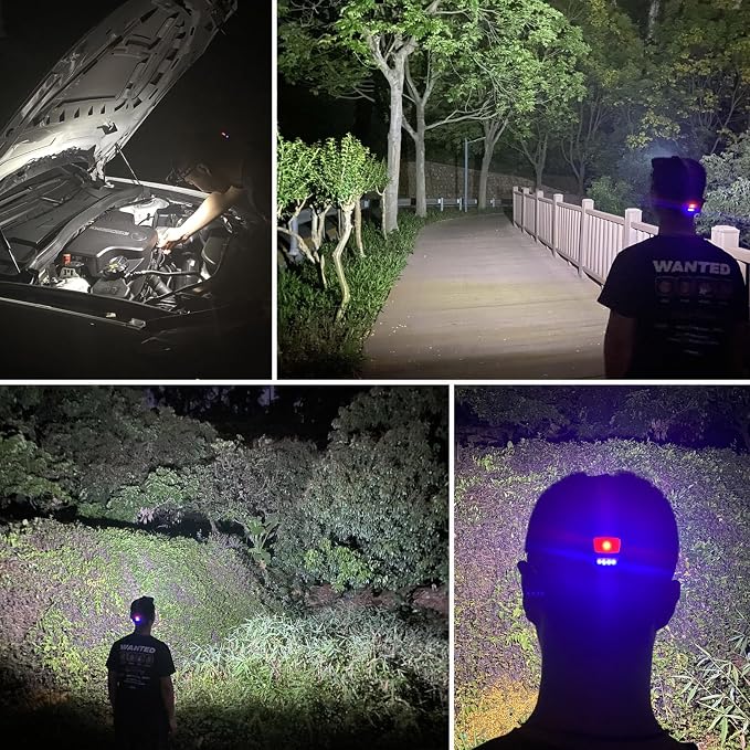 DARKBEAM COB Floodlight Headlamp USB Rechargeable - Image 3