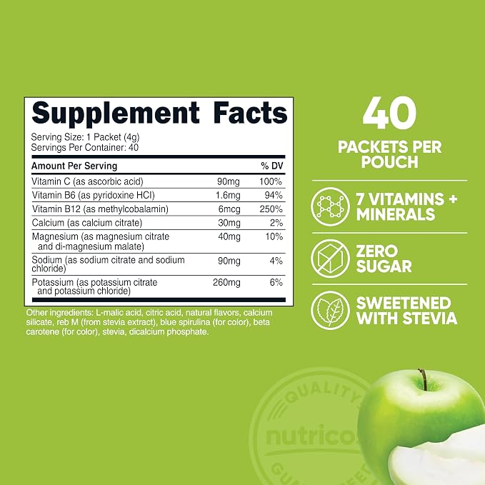 Nutricost Electrolytes Complex, 40 Stickpacks - Image 2