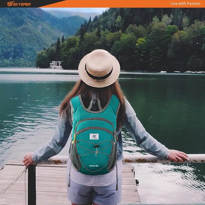 SKYSPER 15L/20L Foldable Hiking Backpack Lightweight Packable Travel Daypack - Image 6