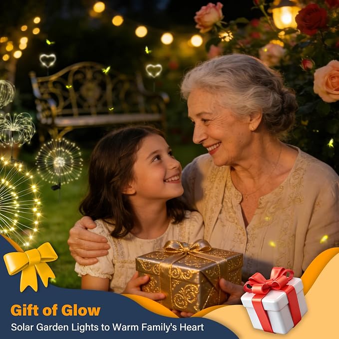 Solar Garden Lights Outdoor Decor Waterproof, Fairy Lights Solar Powered - Image 8