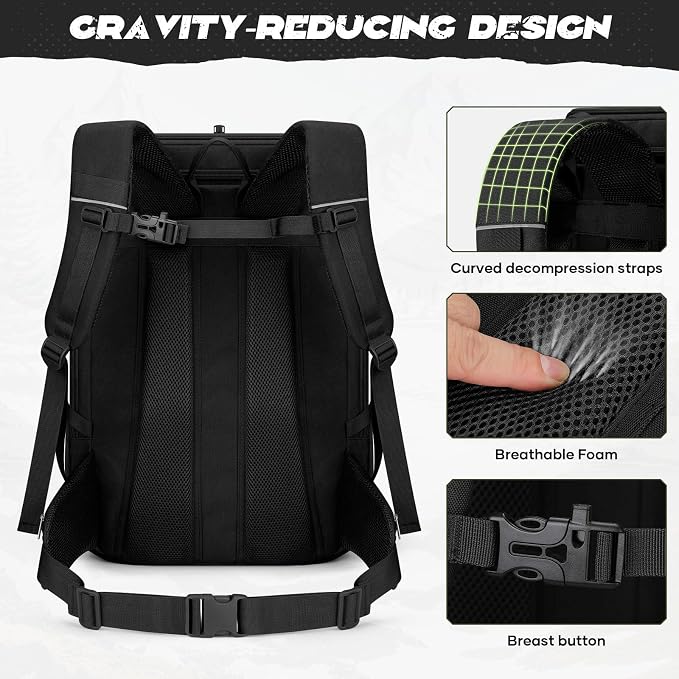 Maelstrom Tactical Backpack for Men, Water Resistant 40L Military Backpack - Image 3