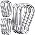 10Pack 5.5 Inch Spring Snap Hooks, Heavy Duty Carabiner Clips by REDOVANT