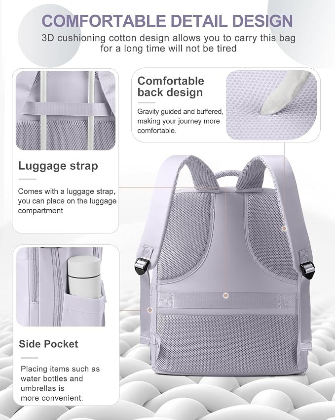 coowoz Large Travel Backpack Carry On - Image 4