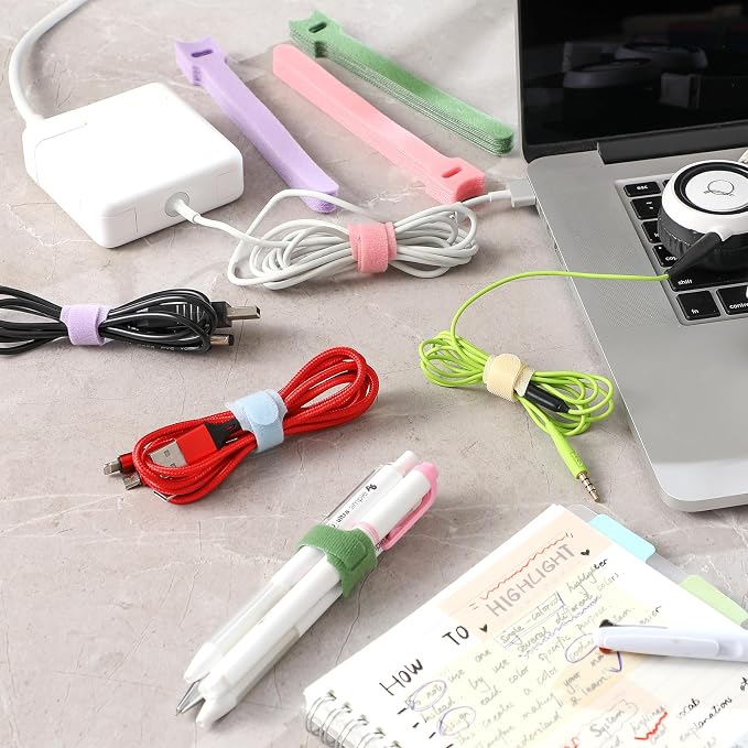200PCS Cable Ties, 6 inch Multi-Colour Cable Ties - Image 7