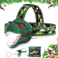 Dysaim Kids Headlamp, Rechargeable T-Rex Dinosaur Headlamp by Dysaim