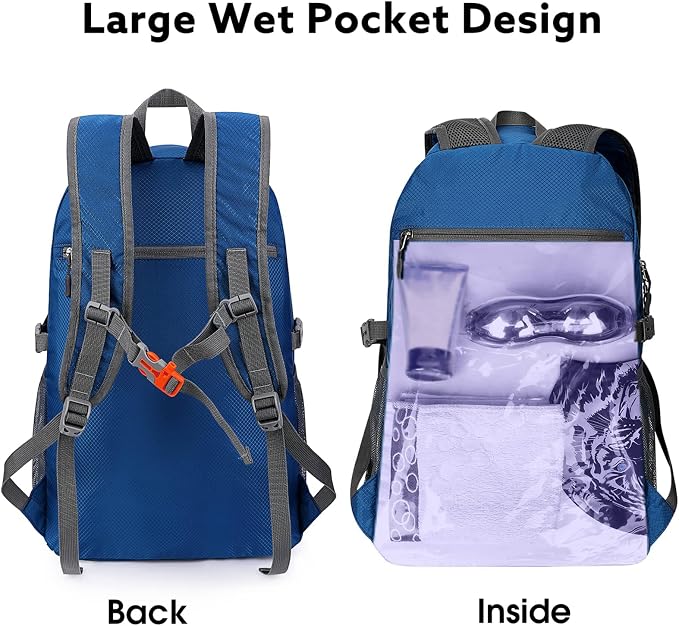 G4Free 40L Lightweight Packable Hiking Backpack, Waterproof Travel Daypack - Image 2