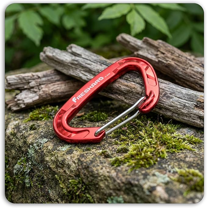 FresKaro 15kN-3372lbs Heavy Duty Wiregate Carabiners, Reliable Time-Tested - Image 6