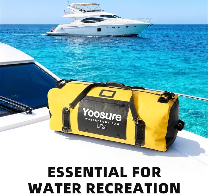 Airtight Zipper Waterproof Duffel Bag 110L- 700D PVC Dry Bag Extra Large Dry - Image 8