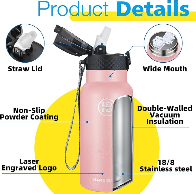 Han's Bottle Kids Water Bottle - Image 5