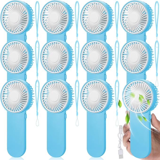 Sumind 20 Pcs Small Personal Portable Fan Mini Handheld Bulk 1 Speed Electric by Sumind