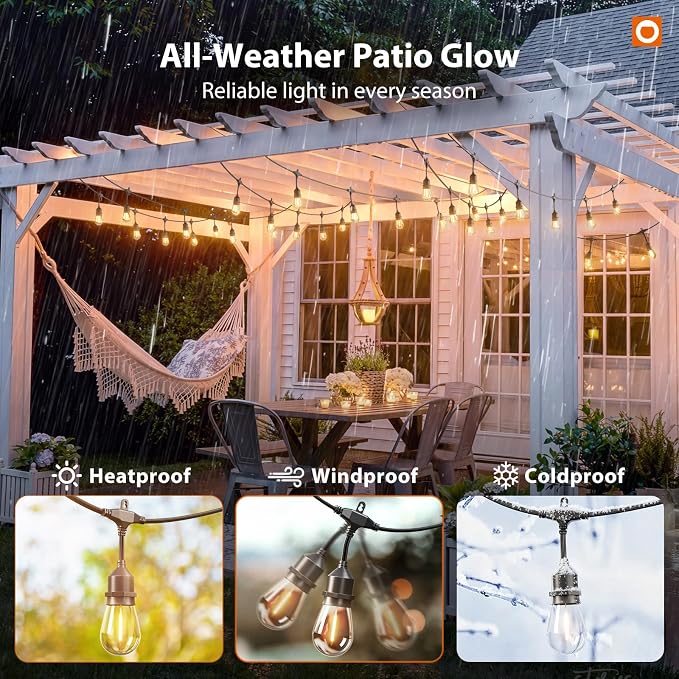 addlon 200FT Outdoor String Lights LED - Image 5