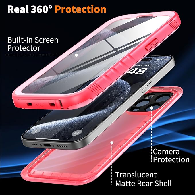 Cozycase Compatible with iPhone 14 Pro Waterproof Case - Image 5