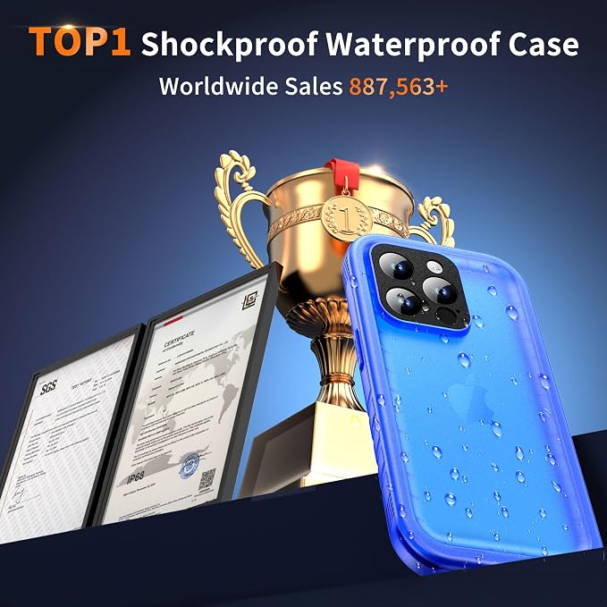 Cozycase for iPhone 15 Pro Max Waterproof Shockproof Dustproof Case - Image 10