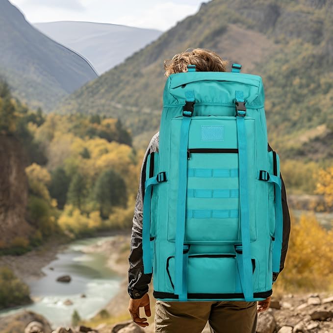 Hiking Backpack for Men 70L/100L Camping Backpack Military Rucksack Molle 3 - Image 7