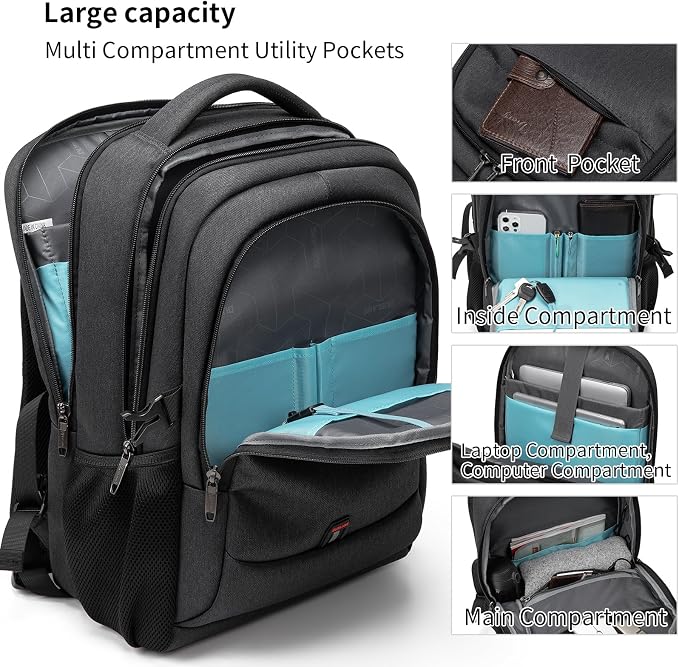 DUSLANG 17 Inch Laptop Backpack - Image 6