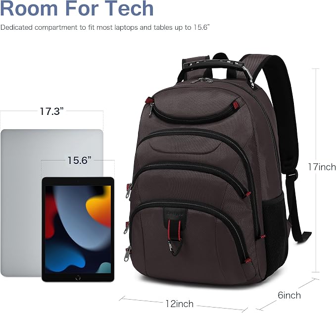 Boavan Laptop Backpack for men, 15.6 inch Laptop Bag - Image 5